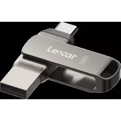 Clé USB 3.1LexarJumpDrive D400- 128Go (Gris) | MonPC.Store