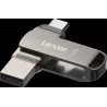 Clé USB 3.1LexarJumpDrive D400- 128Go (Gris) | MonPC.Store