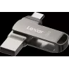 Clé USB 3.2LexarJumpDrive D400- 256Go (Gris) | MonPC.Store