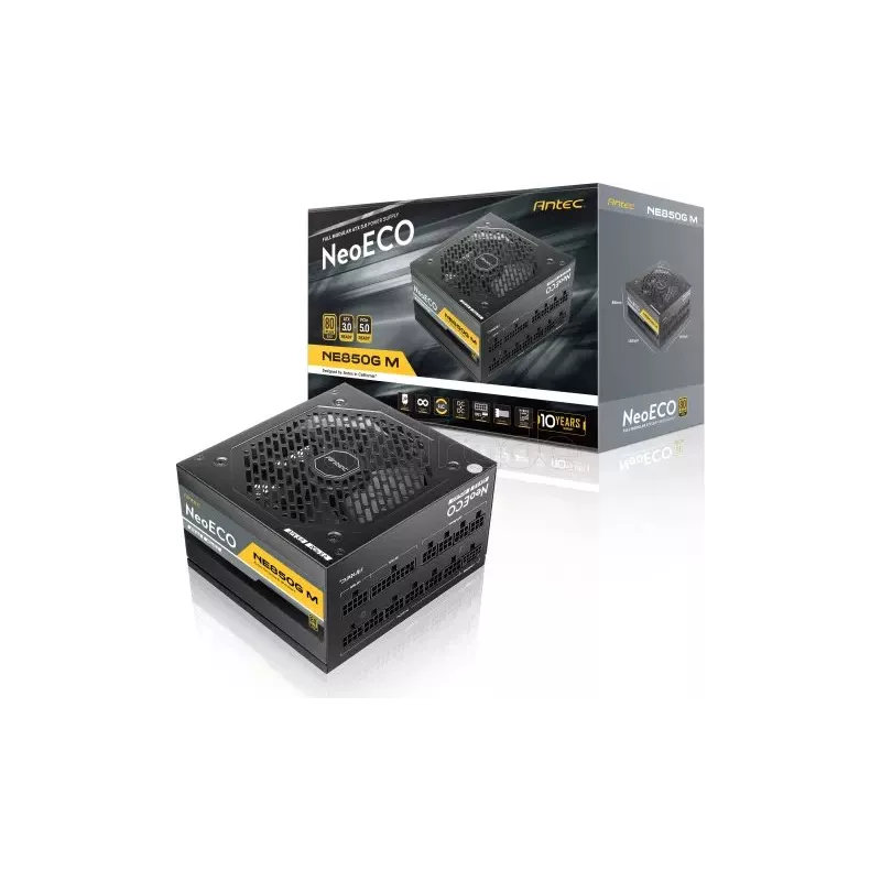 Alimentation ATXAntecNeoEco Gold M ATX 3.0- 850W (Noir) | MonPC.Store