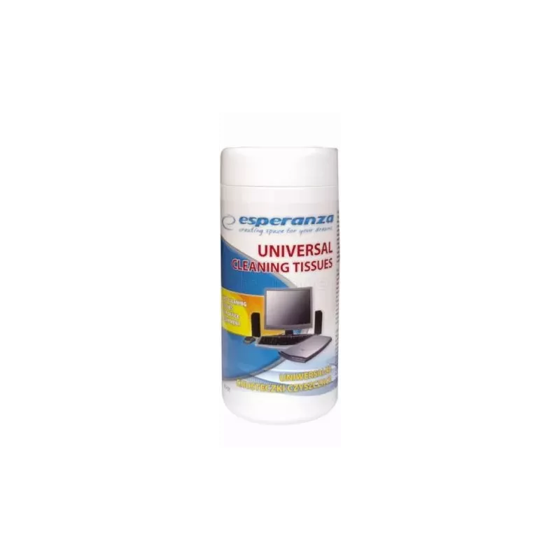 Boite de 100 lingettes nettoyantesEsperanza | MonPC.Store