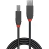 CableLindyAnthra Line USB 2.0 A/B M/M 1m (Gris) | MonPC.Store