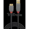 CableLindyAnthra Line USB 3.2 vers Micro B M/M 1m (Gris) | MonPC.Store