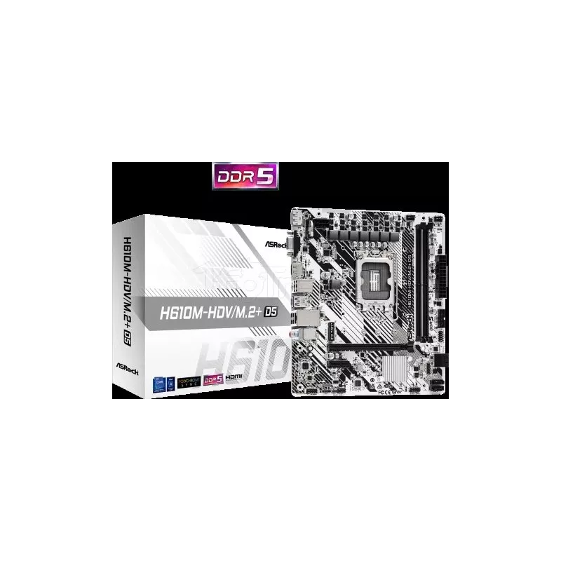 Carte MèreASRockH610M-HDV/M.2+ DDR5 (Intel LGA 1700)… | MonPC.Store