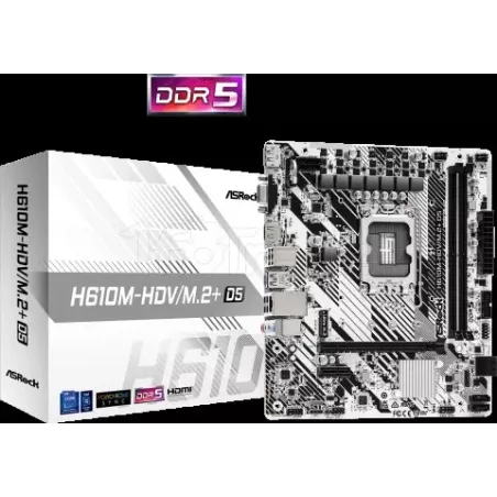 Carte MèreASRockH610M-HDV/M.2+ DDR5 (Intel LGA 1700)… | MonPC.Store
