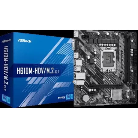 Carte MèreASRockH610M-HDV/M.2 R2.0(Intel LGA 1700)… | MonPC.Store