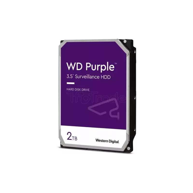 Disque Dur 3,5"Western DigitalPurple Surveillance2To… | MonPC.Store