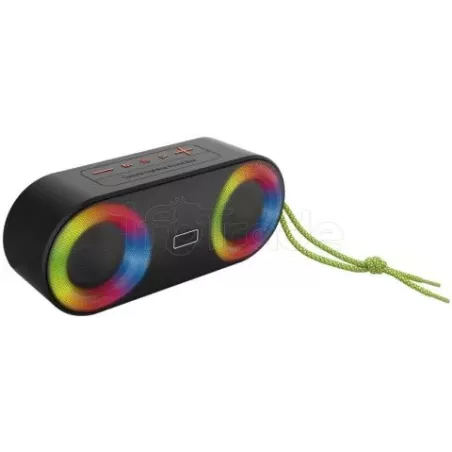 Enceinte nomade BluetoothWeWEENCBT10WIP65RGB (Noir) | MonPC.Store