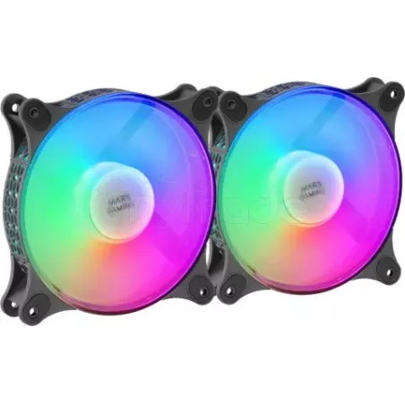 Lot de 2 Ventilateurs boitierMars GamingMF-DuoRGB… | MonPC.Store