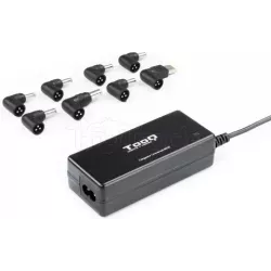 Chargeur universel TooQ 65W - 8 embouts (Noir) | MonPC.Store