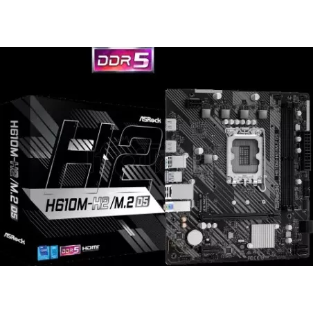 Carte MèreASRockH610M-H2/M.2DDR5 (Intel LGA 1700)… | MonPC.Store