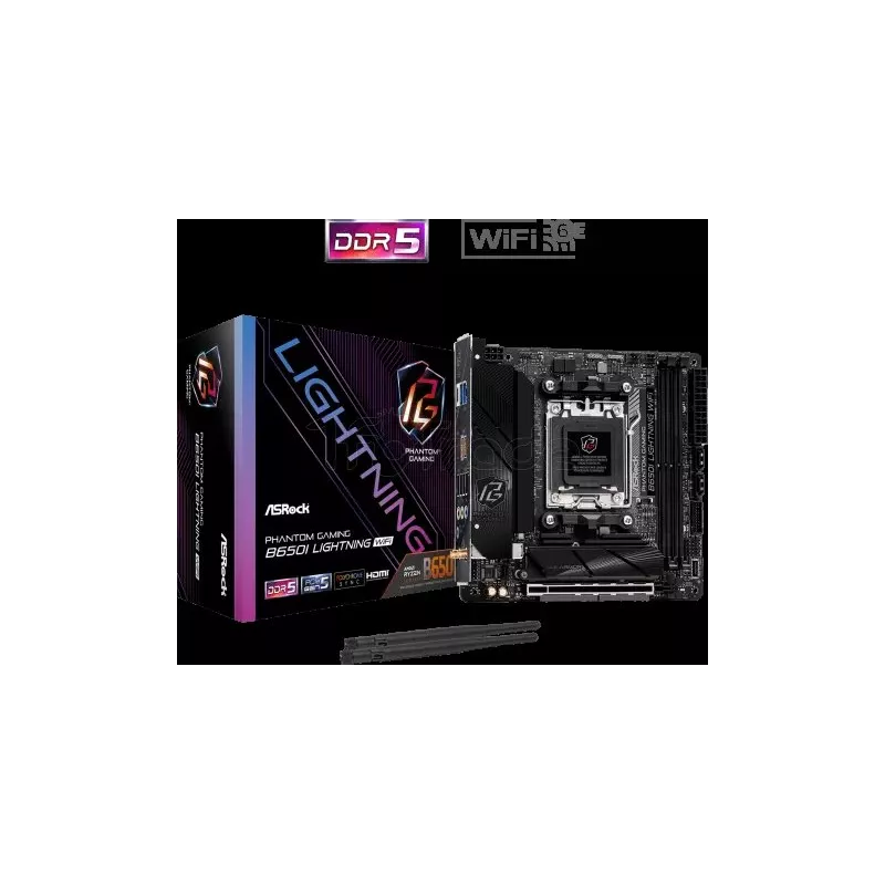Carte MèreASRockB650I Phantom Gaming Lightning(AM5)… | MonPC.Store