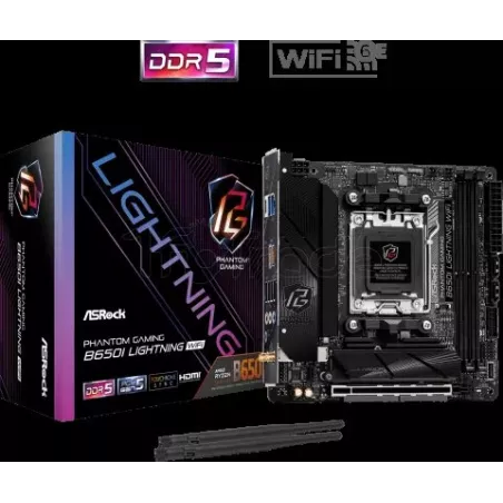 Carte MèreASRockB650I Phantom Gaming Lightning(AM5)… | MonPC.Store