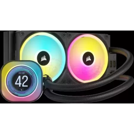 Kit Watercooling AIOCorsairiCue Link H100i LCDRGB… | MonPC.Store