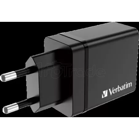Chargeur secteurVerbatimGaN3x ports USB-A + 1x port… | MonPC.Store