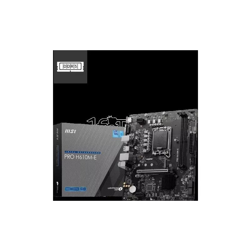 Carte MèreMSIPro H610M-EDDR5 (Intel LGA 1700) Micro ATX | MonPC.Store