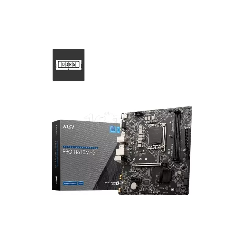 Carte MèreMSIPro H610M-GDDR5 (Intel LGA 1700) Micro ATX | MonPC.Store