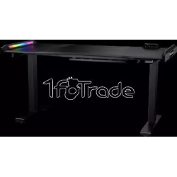 Bureau Gamer ergonomique motorisé CougarE-MarsRGB (Noir) | MonPC.Store