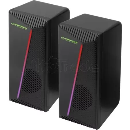 EnceintesEsperanzaRainbow Nortec RGB (Noir) | MonPC.Store