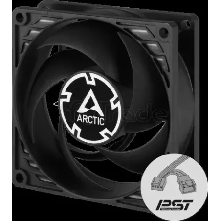Ventilateur de boitierArcticP8 PST- 8cm (Noir) | MonPC.Store