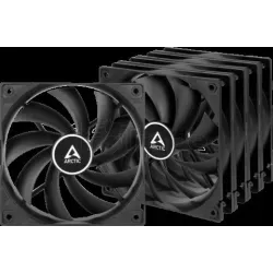 Lot de 5 Ventilateurs de boitierArcticF12- 12cm (Noir) | MonPC.Store