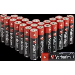 Lot de 24 piles AlcalineVerbatimPremium type AA (LR6)… | MonPC.Store