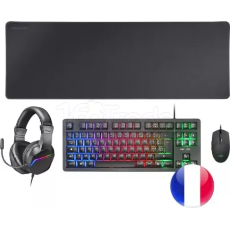 Pack Gamer 4en1 (Clavier/Souris/Casque/Tapis)Mars… | MonPC.Store