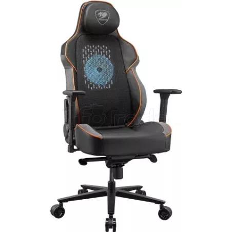 Fauteuil CougarNxSys AeroRGB (Noir/Orange) | MonPC.Store
