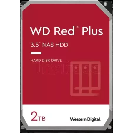 Disque Dur 3,5"Western DigitalRed Plus2To 64Mo - S-ATA… | MonPC.Store