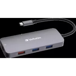 Station d'accueil portable USB-C 3.2VerbatimHub Pro… | MonPC.Store