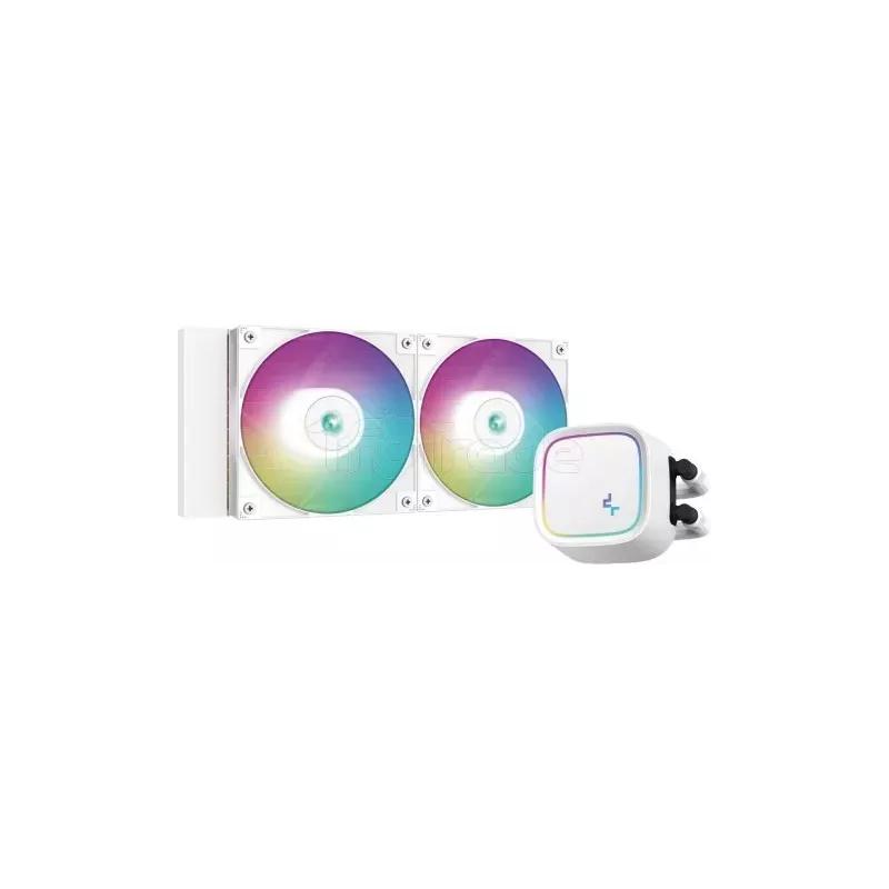 Kit Watercooling AIODeepCoolLE520 RGB - 240mm (Blanc) | MonPC.Store