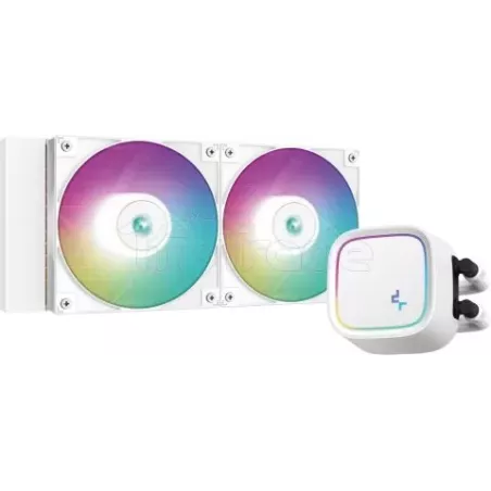Kit Watercooling AIODeepCoolLE520 RGB - 240mm (Blanc) | MonPC.Store