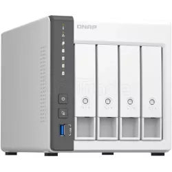 Serveur NASQnapTS-4334Go - 4 baies (Blanc) | MonPC.Store