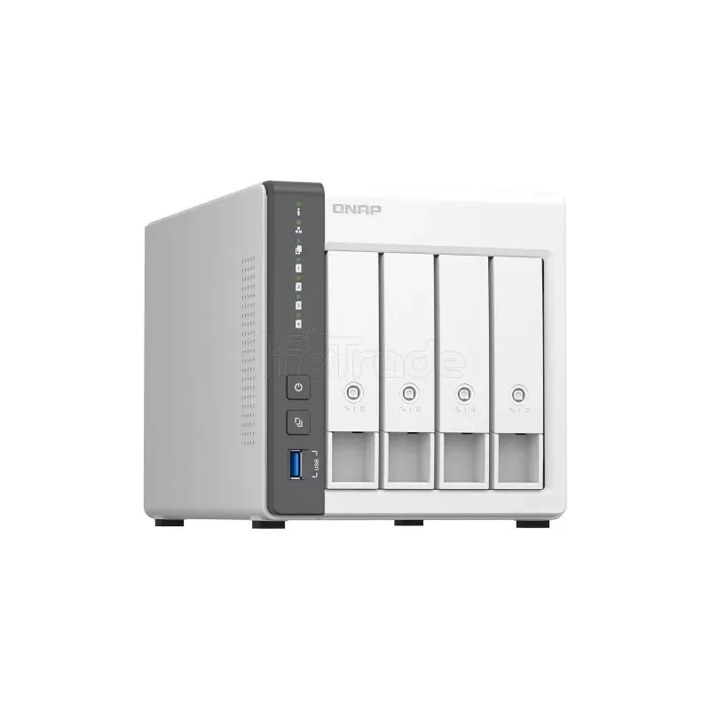 Serveur NASQnapTS-4334Go - 4 baies (Blanc) | MonPC.Store