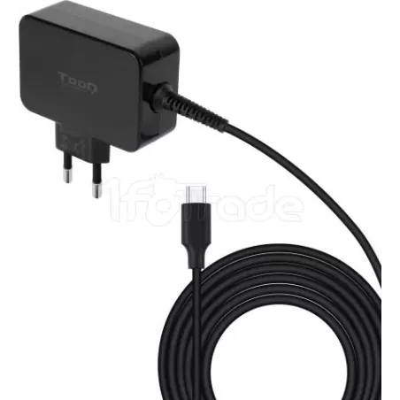 Chargeur universel TooQ 65W - USB-C (Noir) | MonPC.Store