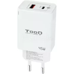 Chargeur secteur TooQ 1x port USB-A + 1x port USB-C… | MonPC.Store