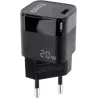 Chargeur secteur TooQ 1 port USB-C 20W (Noir) | MonPC.Store