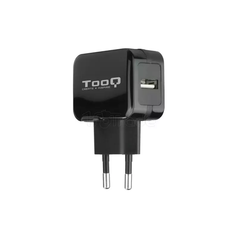Chargeur secteur TooQ 1 port USB 12W (Noir) | MonPC.Store