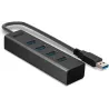Hub USB 3.0Lindy- 4 ports type A (Gris) | MonPC.Store