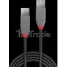 Rallonge USB 2.0LindyAnthra Line - 2m M/F (Gris) | MonPC.Store