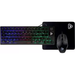 Pack Gamer 3en1 (Clavier/Souris/Tapis) OnLan PG-7 (Noir) | MonPC.Store