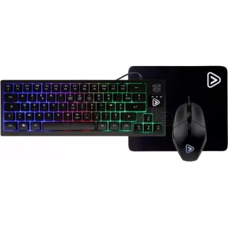 Pack Gamer 3en1 (Clavier/Souris/Tapis) OnLan PG-7 (Noir) | MonPC.Store