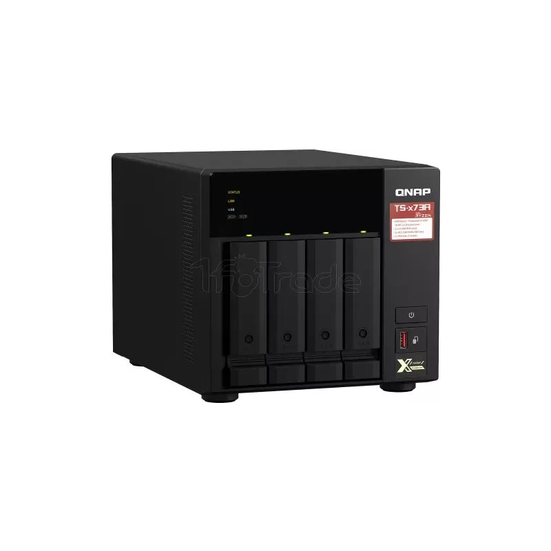 Serveur NASQnapTS-4738Go - 4 baies (Noir) | MonPC.Store