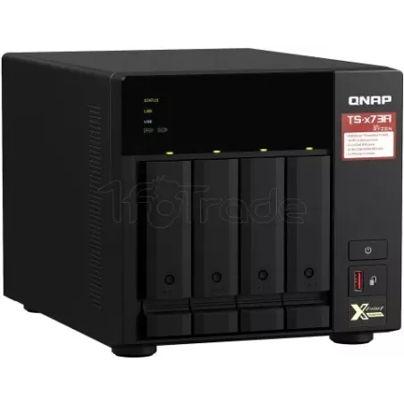 Serveur NASQnapTS-4738Go - 4 baies (Noir) | MonPC.Store