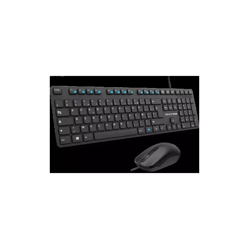 Pack 2en1 (Clavier/Souris)AdvanceWorkMate Plus (Noir) | MonPC.Store