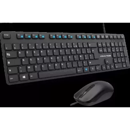 Pack 2en1 (Clavier/Souris)AdvanceWorkMate Plus (Noir) | MonPC.Store