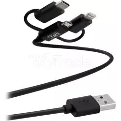 CâbleT'nB3en1 USB - Lightning / Micro-USB / USB-C M/M… | MonPC.Store