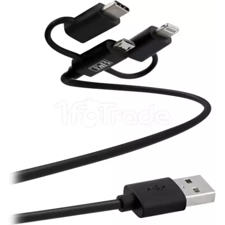 CâbleT'nB3en1 USB - Lightning / Micro-USB / USB-C M/M… | MonPC.Store