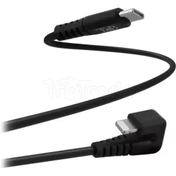 CâbleT'nBUSB type C - Lightning M/M 2m coudé 180° (Noir) | MonPC.Store