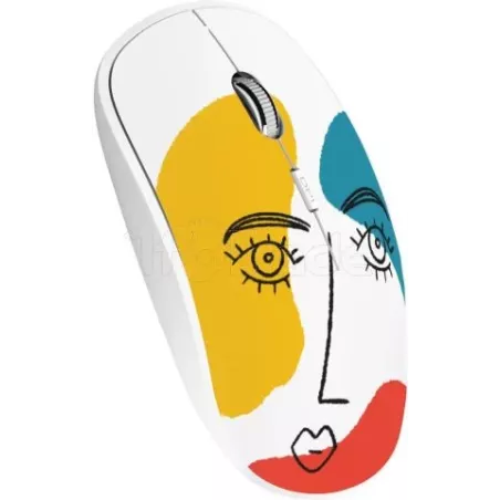 Souris sans filT'nBExclusiv' Art (Blanc) | MonPC.Store